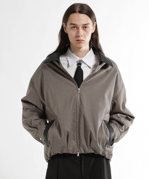 HARE(ハレ)の「【合成皮革】エリレザーコクーンブルゾン(HARE)(ブルゾン・メンズ・グレー系その他/ブラック/ベージュ系その他・FREE)」の19枚目の写真