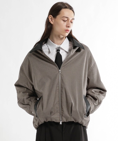 HARE(ハレ)の「【合成皮革】エリレザーコクーンブルゾン(HARE)(ブルゾン・メンズ・グレー系その他/ブラック/ベージュ系その他・FREE)」の20枚目の写真