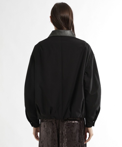 HARE(ハレ)の「【合成皮革】エリレザーコクーンブルゾン(HARE)(ブルゾン・メンズ・グレー系その他/ブラック/ベージュ系その他・FREE)」の14枚目の写真