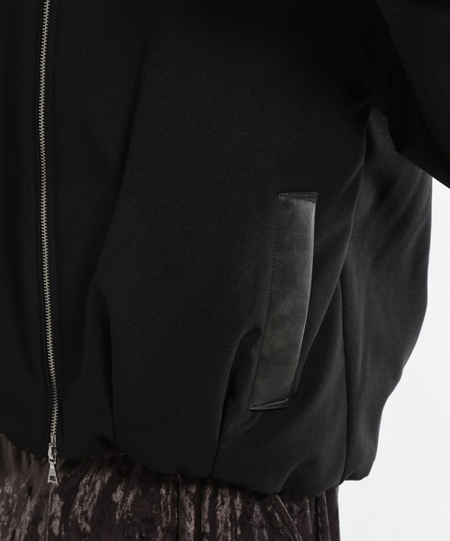 HARE(ハレ)の「【合成皮革】エリレザーコクーンブルゾン(HARE)(ブルゾン・メンズ・グレー系その他/ブラック/ベージュ系その他・FREE)」の17枚目の写真