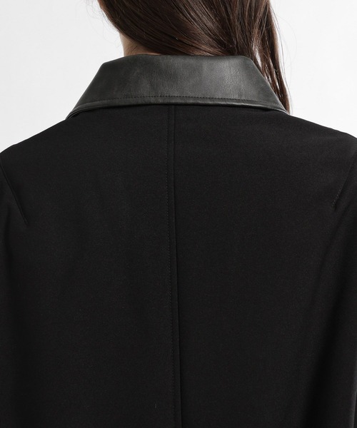 HARE(ハレ)の「【合成皮革】エリレザーコクーンブルゾン(HARE)(ブルゾン・メンズ・グレー系その他/ブラック/ベージュ系その他・FREE)」の8枚目の写真
