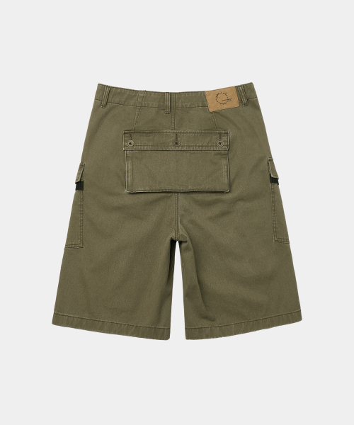 CHOWOO（チョウ）の「モンキーポケットカーゴショーツ（ウォッシュドカーキ）（その他パンツ・メンズ・その他・34/32/30）」の2枚目の写真