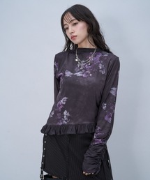 FlowerSkewカットソー(HARE)