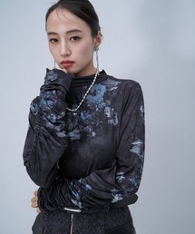 HARE | FlowerSkewカットソー(HARE)(Tシャツ/カットソー)