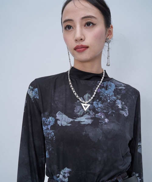 HARE(ハレ)の「FlowerSkewカットソー(HARE)(Tシャツ/カットソー・レディース・ブラウン/ブラック・FREE)」の21枚目の写真