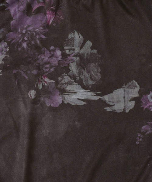 HARE(ハレ)の「FlowerSkewカットソー(HARE)(Tシャツ/カットソー・レディース・ブラウン/ブラック・FREE)」の3枚目の写真