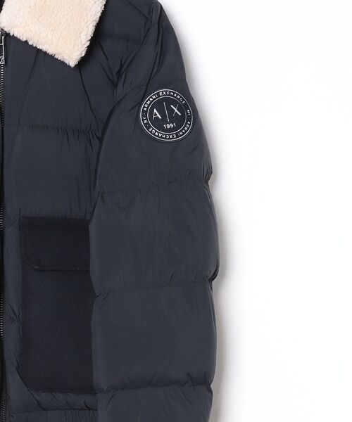 ARMANI EXCHANGE（アルマーニエクスチェンジ）の「【A|X アルマーニ エクスチェンジ】デタッチャブル ボアカラー ダウンジャケット（ダウンジャケット/コート・メンズ・ダークネイビー・SMALL/MEDIUM/LARGE/X-LARGE/X-SMALL）」の5枚目の写真