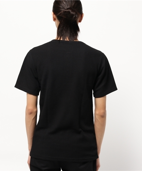 Abiding Aim(アバイディングエイム)の「【JEMORGAN】サーマル半袖クルーネックヘンリーTシャツ(Tシャツ/カットソー・メンズ・ネイビー/アイボリー/ブラック/ホワイト/トップグレー・X-LARGE/LARGE/MEDIUM/SMALL)」の7枚目の写真