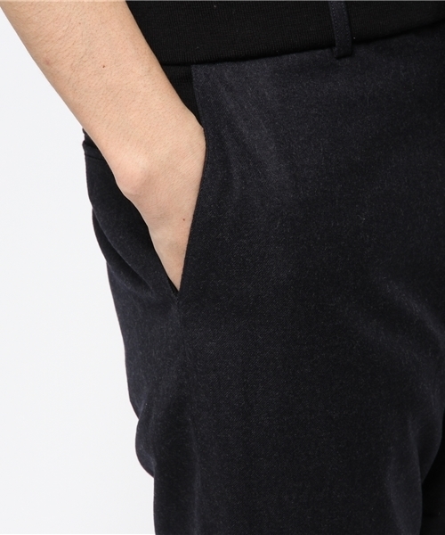 WRAPINKNOT（ラッピンノット）の「SUPER100's ウール ワイド パンツ（スラックス・メンズ・ブラック/ネイビー/グレー・2/3）」の9枚目の写真