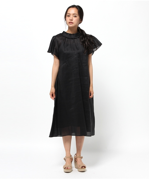 Adieu Tristesse Luxe アデュートリステスリュクス の タック襟ワンピース ワンピース Wear