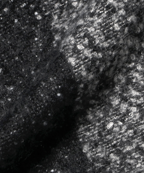 MOUSSY（マウジー）の「FRINGE MIX COLOR STOLE（ストール/ショール・レディース・ベージュ/ブラック・FREE）」の4枚目の写真