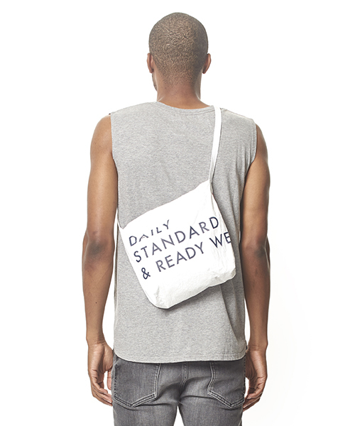 Sandinista（サンディニスタ）の「D.S. Tyvak Small Sacoche / タイベックスモールサコッシュ（ショルダーバッグ・メンズ・ホワイト・FREE）」の2枚目の写真