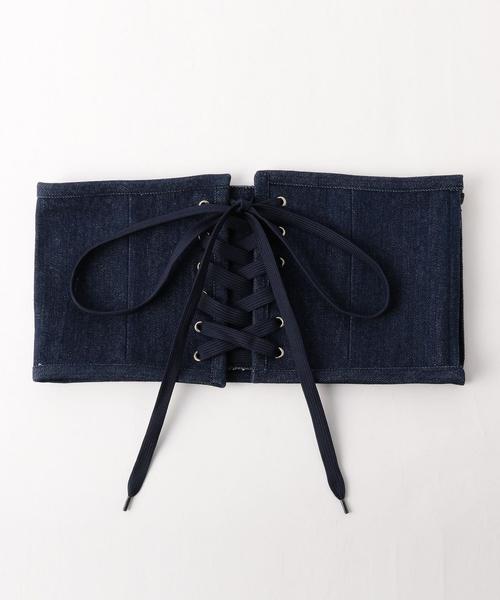 Another Edition（アナザーエディション）の「コルセットベルト ◆（ベルト・レディース・ナチュラル/ネイビー/オフホワイト/ダークグリーン/ブラウン・FREE）」の8枚目の写真