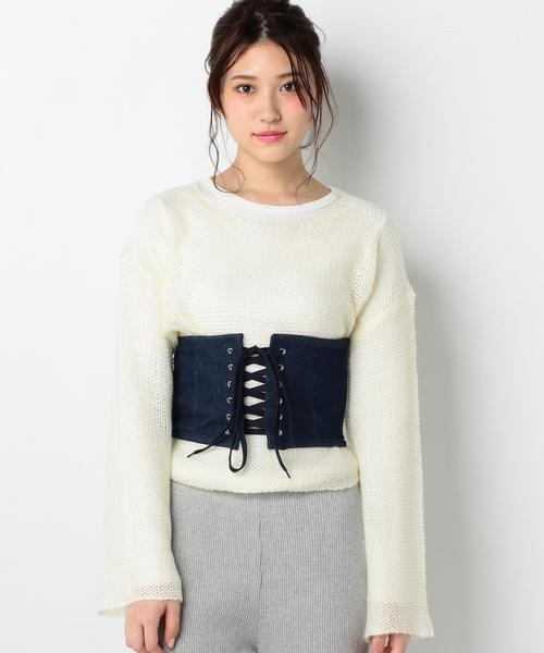 Another Edition（アナザーエディション）の「コルセットベルト ◆（ベルト・レディース・ナチュラル/ネイビー/オフホワイト/ダークグリーン/ブラウン・FREE）」の11枚目の写真