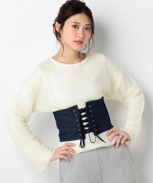 Another Edition（アナザーエディション）の「コルセットベルト ◆（ベルト・レディース・ナチュラル/ネイビー/オフホワイト/ダークグリーン/ブラウン・FREE）」の12枚目の写真