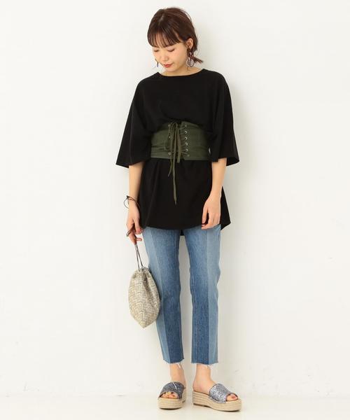 Another Edition（アナザーエディション）の「コルセットベルト ◆（ベルト・レディース・ナチュラル/ネイビー/オフホワイト/ダークグリーン/ブラウン・FREE）」の17枚目の写真