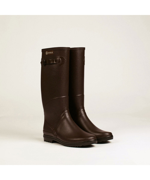 AIGLE（エーグル）の「『LEE 1月号掲載』シャンタベル ラバーブーツ（レインシューズ・レディース・ブルー/ブラウン/グリーン/ブラック・37/38/39/35/36/40/41）」の13枚目の写真
