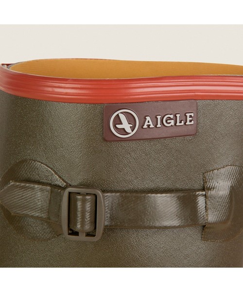 AIGLE（エーグル）の「『LEE 1月号掲載』シャンタベル ラバーブーツ（レインシューズ・レディース・ブルー/ブラウン/グリーン/ブラック・37/38/39/35/36/40/41）」の7枚目の写真