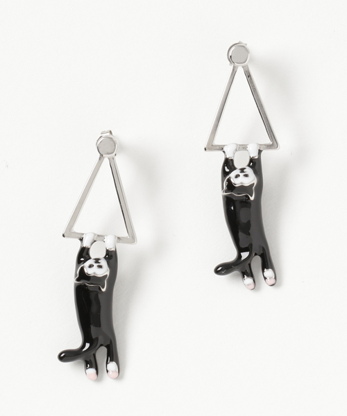 Ne-net（ネネット）の「S ねるねこアクセサリー（ネックレス・レディース・ダークブラウン/ブラック・フリー）」の2枚目の写真