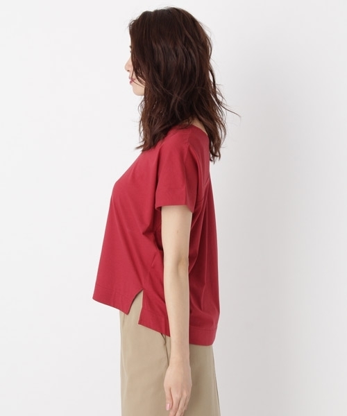 Andemiu（アンデミュウ）の「【取り外し可能なアクセ付き!】アクセツキリョウＶ／Ｎカット765571（Tシャツ/カットソー・レディース・カーキ/オフホワイト/ライトグレー/レッド・FREE）」の11枚目の写真