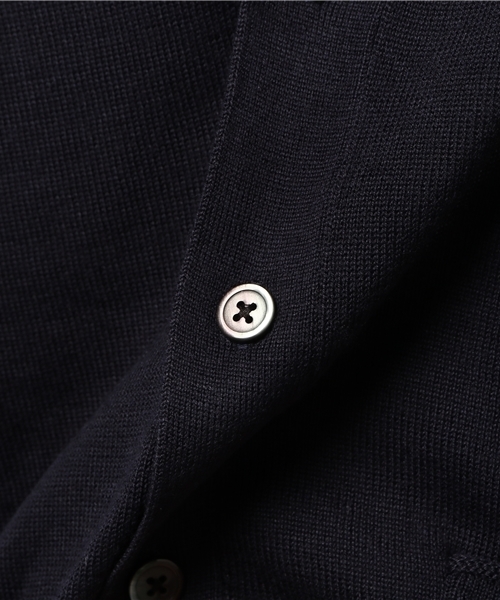 WEGO（ウィゴー）の「WEGO/カラーVネックカーディガン（カーディガン/ボレロ・メンズ・ネイビー/ダークグリーン/ブラック/ワイン・LARGE/MEDIUM/SMALL）」の6枚目の写真