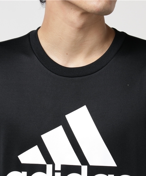 adidas（アディダス）の「スウェットトレーナー ESS ENTIALS ライトクルーネックスウェット (裏起毛) CE0271（スウェット・メンズ・グレー/ホワイト/ブラック/ネイビー・3L/LL/S/L/M）」の7枚目の写真