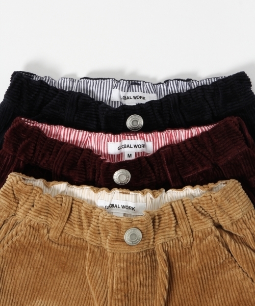 GLOBAL WORK（グローバルワーク）の「【キッズ】コーデュロイワイドパンツ/765111（その他パンツ・キッズ・ベージュ/ワインレッド/ネイビー・SMALL/MEDIUM/LARGE/X-LARGE/XX-LARGE）」の6枚目の写真