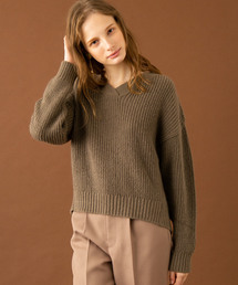 UNITED TOKYO | モヘアVネックニット(ニット/セーター)