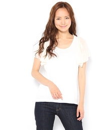 Kastane | シフォン袖TEE(Tシャツ/カットソー)