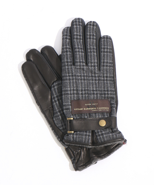 alfredoBANNISTER（アルフレッドバニスター）の「【Canonico】コンビネーショングローブ（手袋・メンズ・グレー/ネイビー/ブラウン・FREE）」の4枚目の写真