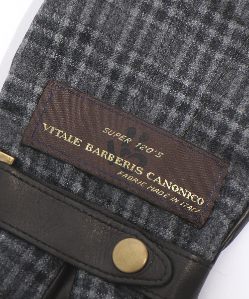 alfredoBANNISTER（アルフレッドバニスター）の「【Canonico】コンビネーショングローブ（手袋・メンズ・グレー/ネイビー/ブラウン・FREE）」の8枚目の写真
