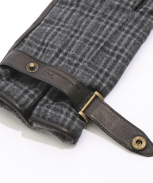 alfredoBANNISTER（アルフレッドバニスター）の「【Canonico】コンビネーショングローブ（手袋・メンズ・グレー/ネイビー/ブラウン・FREE）」の10枚目の写真
