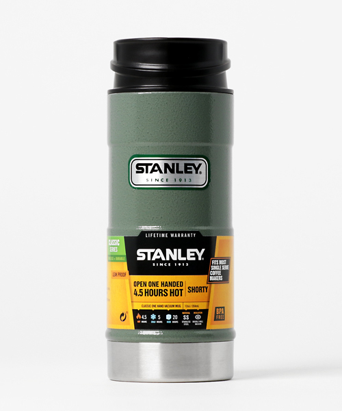 STANLEY(スタンレー)の「STANLEY 真空ワンハンドマグ 0.35L(グラス/マグカップ/タンブラー・ネイビー/グリーン・ONE SIZE)」の7枚目の写真