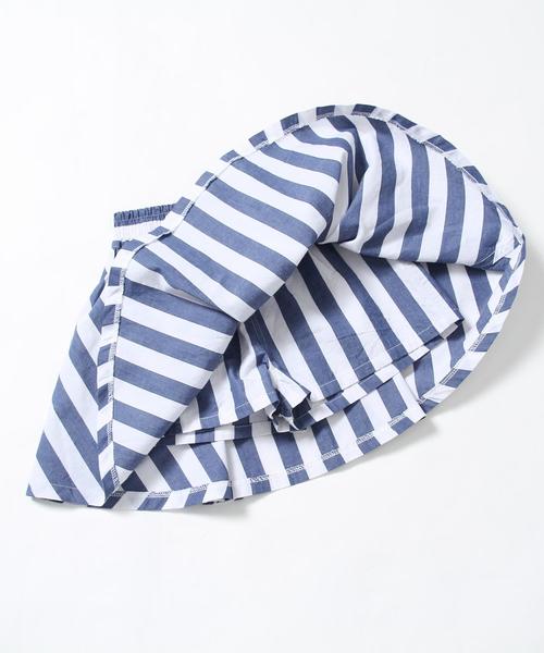 coen（コーエン）の「【coen キッズ / ジュニア】フレアスカート/スカパン/キュロットスカート/スカッツ(100～150cm)（スカート・キッズ・ストライプ/ベージュ・110/130/140/100/120/150）」の4枚目の写真