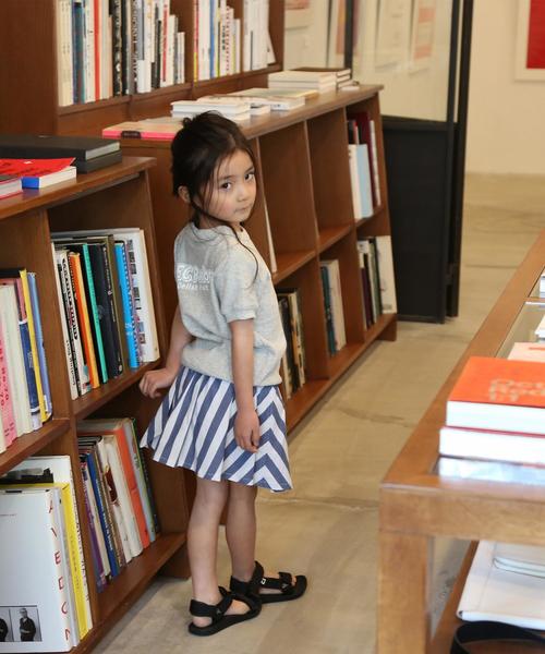 coen（コーエン）の「【coen キッズ / ジュニア】フレアスカート/スカパン/キュロットスカート/スカッツ(100～150cm)（スカート・キッズ・ストライプ/ベージュ・110/130/140/100/120/150）」の13枚目の写真