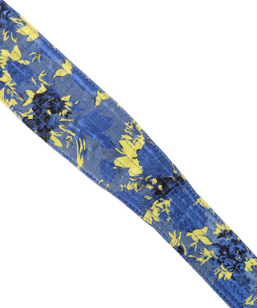 laboratory work(ラボラトリーワーク)の「ジャガードサッシュベルト(ベルト・レディース・ネイビー/ライトブルー・MEDIUM)」の4枚目の写真