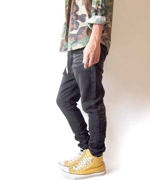 BEATJIVE(ビートジャイブ)の「ストレッチ スウェットデニム ジョガーパンツ イージーパンツ テーパード メンズ ヴィンテージ加工(デニムパンツ・メンズ・ブルー/ネイビー/インディゴブルー/ブラック/グレー・3/2/1)」の11枚目の写真