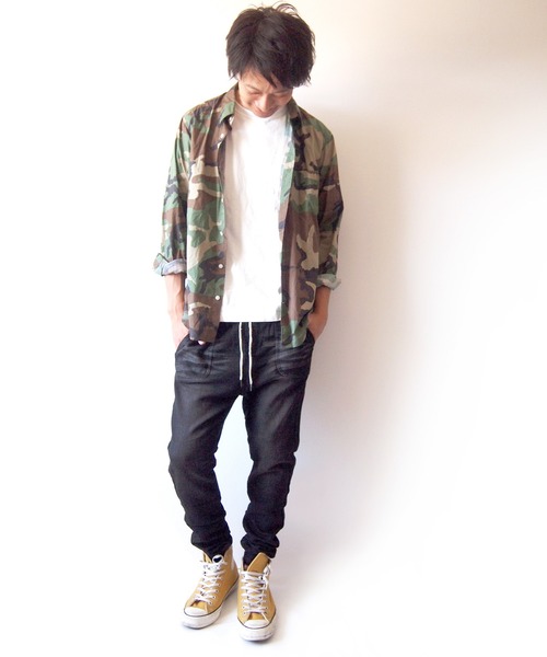 BEATJIVE(ビートジャイブ)の「ストレッチ スウェットデニム ジョガーパンツ イージーパンツ テーパード メンズ ヴィンテージ加工(デニムパンツ・メンズ・ブルー/ネイビー/インディゴブルー/ブラック/グレー・3/2/1)」の9枚目の写真