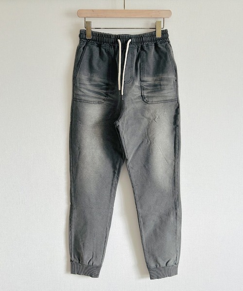 BEATJIVE(ビートジャイブ)の「ストレッチ スウェットデニム ジョガーパンツ イージーパンツ テーパード メンズ ヴィンテージ加工(デニムパンツ・メンズ・ブルー/ネイビー/インディゴブルー/ブラック/グレー・3/2/1)」の22枚目の写真