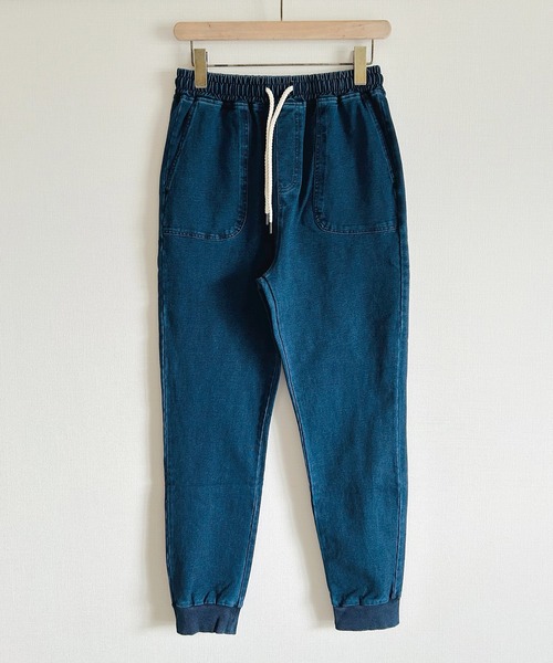 BEATJIVE(ビートジャイブ)の「ストレッチ スウェットデニム ジョガーパンツ イージーパンツ テーパード メンズ ヴィンテージ加工(デニムパンツ・メンズ・ブルー/ネイビー/インディゴブルー/ブラック/グレー・3/2/1)」の21枚目の写真