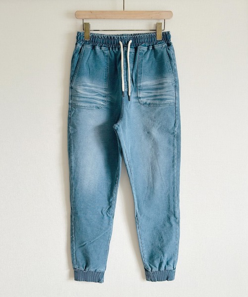 BEATJIVE(ビートジャイブ)の「ストレッチ スウェットデニム ジョガーパンツ イージーパンツ テーパード メンズ ヴィンテージ加工(デニムパンツ・メンズ・ブルー/ネイビー/インディゴブルー/ブラック/グレー・3/2/1)」の19枚目の写真