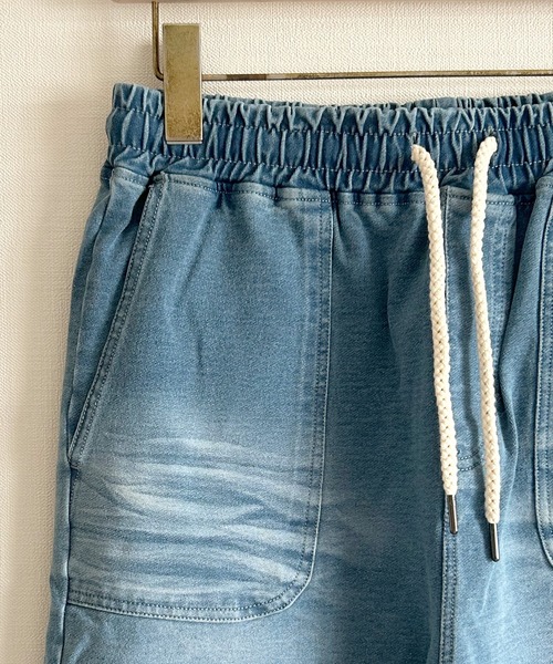 BEATJIVE(ビートジャイブ)の「ストレッチ スウェットデニム ジョガーパンツ イージーパンツ テーパード メンズ ヴィンテージ加工(デニムパンツ・メンズ・ブルー/ネイビー/インディゴブルー/ブラック/グレー・3/2/1)」の17枚目の写真