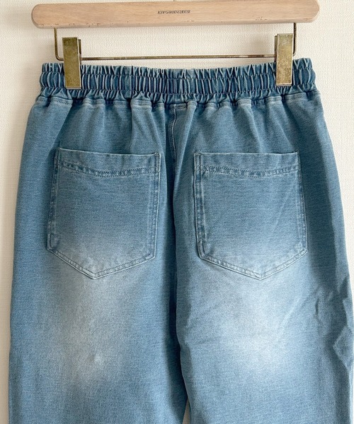 BEATJIVE(ビートジャイブ)の「ストレッチ スウェットデニム ジョガーパンツ イージーパンツ テーパード メンズ ヴィンテージ加工(デニムパンツ・メンズ・ブルー/ネイビー/インディゴブルー/ブラック/グレー・3/2/1)」の15枚目の写真