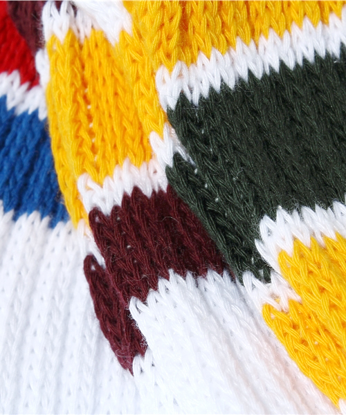 Healthknit(ヘルスニット)の「WEGO/配色3本ラインクルーソックス(ソックス/靴下・メンズ・その他1・FREE)」の5枚目の写真