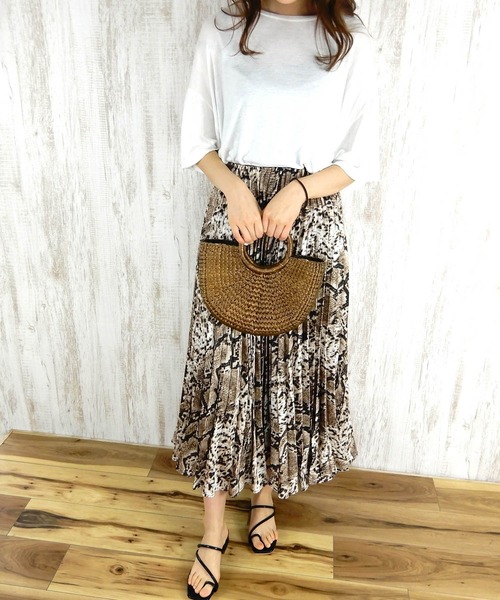 minia(ミニア)の「リングハンドルバスケット(S) □(かごバッグ・レディース・カーキ/チョコ/ナチュラル/パープル/ダークブラウン/グリーン・FREE)」の22枚目の写真