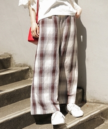 niko and... | チェックワイドパンツ【niko and...】(その他パンツ)