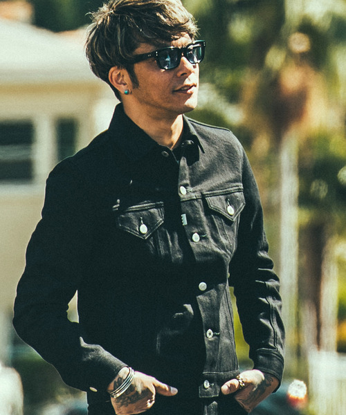 CRIMIE（クライミー）の「BORN FREE BLACK STRETCH DENIM JACKET