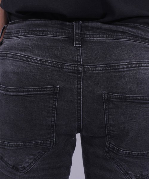 ８(eight)（エイト）の「ライン スキニーデニム ジーンズ 細身（デニムパンツ・メンズ・ブラック/ブルー/インディゴブルー/ケミカルウォッシュ・MEDIUM/LARGE）」の19枚目の写真