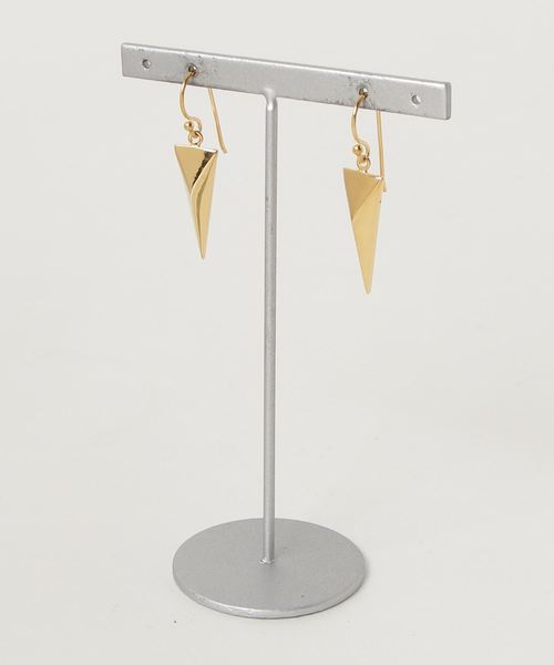 TONE SELECT GOODS（トーンセレクトグッズ）の「【925 SILVER ACC】スタッズフックピアスSV925(OG)（ピアス（両耳用）・レディース・シルバー/ゴールド・FREE）」の5枚目の写真