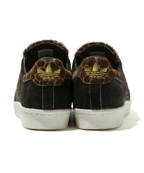 adidas Originals(アディダスオリジナルス)の「アディダス オリジナルス×エクストララージ ジラフ ハラコ素材 adidas Originals SS80s GIRAFFE for XLARGE(スニーカー・メンズ・ブラック・26cm/26.5cm/27cm/27.5cm/28cm/28.5cm/29cm)」の4枚目の写真